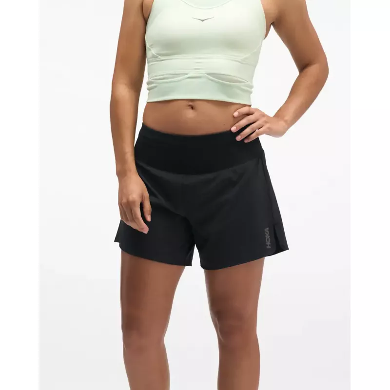 Hoka Glide Short Mr 5'' 2in1 Womens Black - Bilde 2