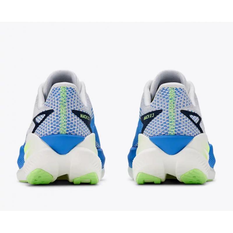 Hoka Mach X 3 Mens Cosmic Grey/Virtual Blue - Bilde 4