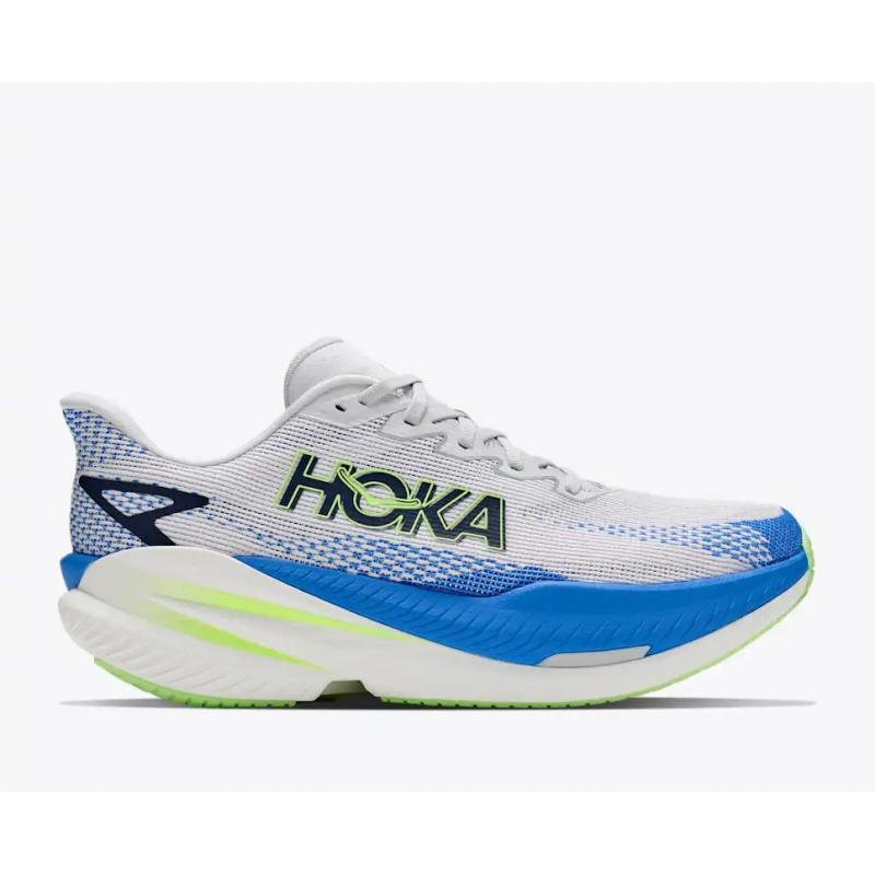 Hoka Mach X 3 Mens Cosmic Grey/Virtual Blue - Bilde 8