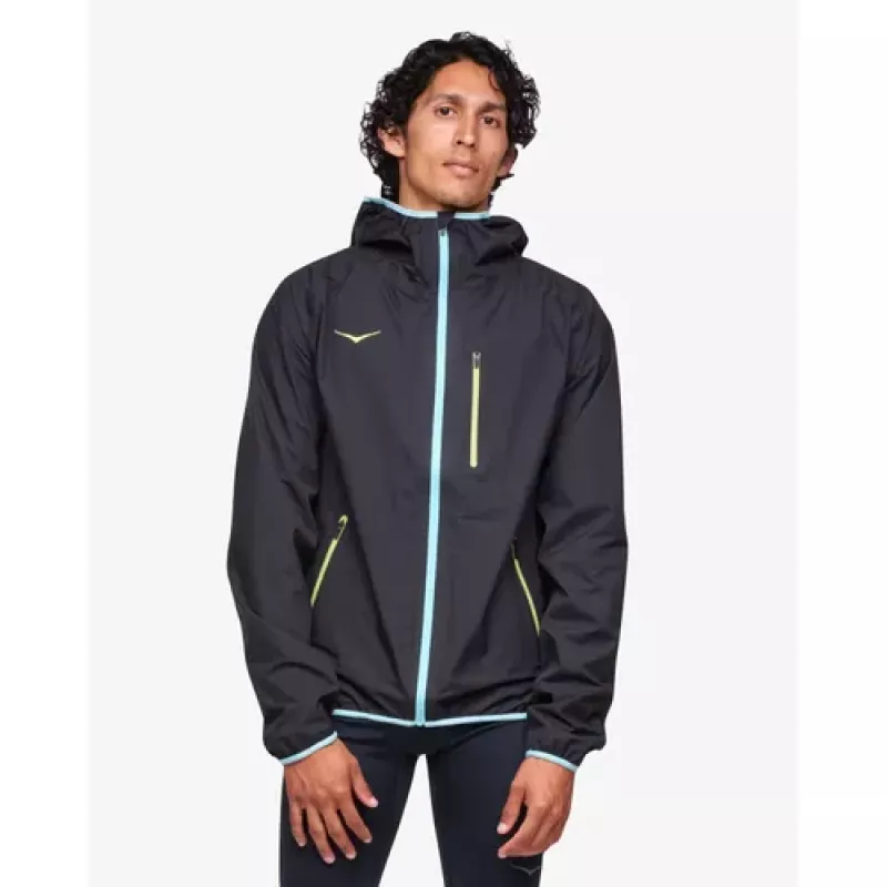 Hoka Skyflow Wind Jacket Mens Black