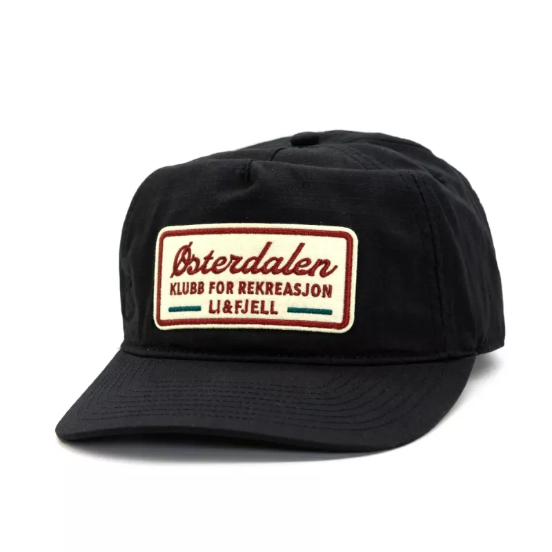 Li&Fjell Østerdalen Patch Caps - Svart