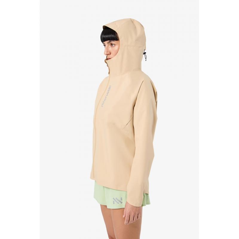 NNormal Trail Rain Jacket 02 Womens Beige - Bilde 2