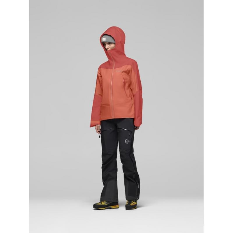 Norrøna falketind Gore-Tex Jacket W's Deep Sea Coral/Baked Apple - Bilde 6
