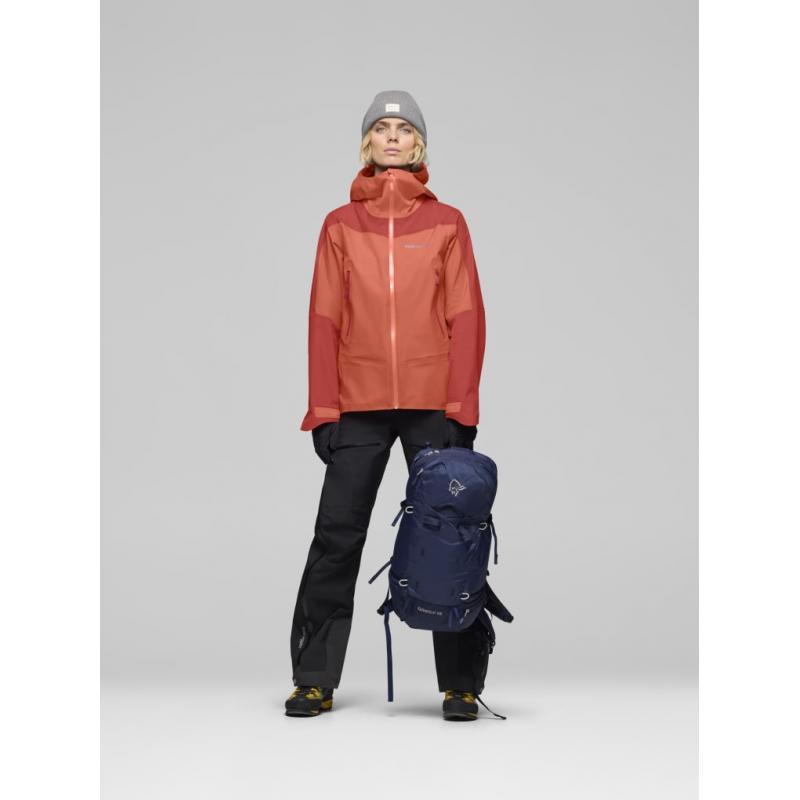 Norrøna falketind Gore-Tex Jacket W's Deep Sea Coral/Baked Apple - Bilde 8