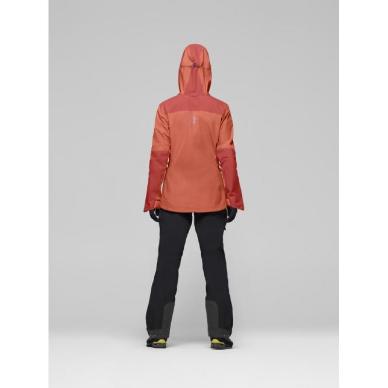 Norrøna falketind warm1 Hood W's Deep Sea Coral/Baked Apple - Bilde 6