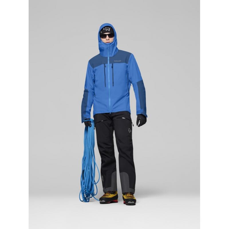 Norrøna trollveggen Gore-Tex Pro light Jacket M's Brilliant Blue/Dark Blue