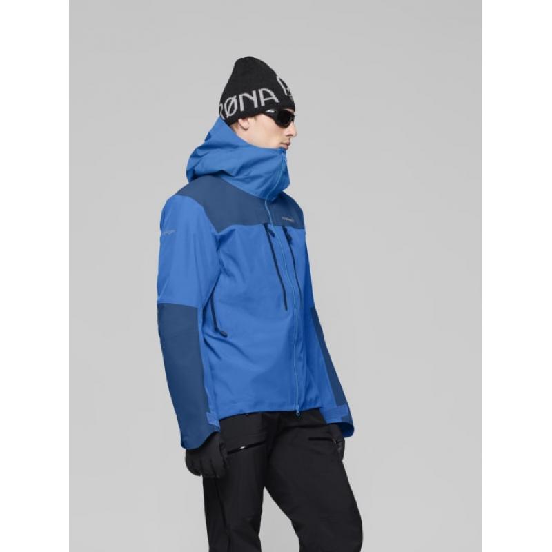 Norrøna trollveggen Gore-Tex Pro light Jacket M's Brilliant Blue/Dark Blue - Bilde 5