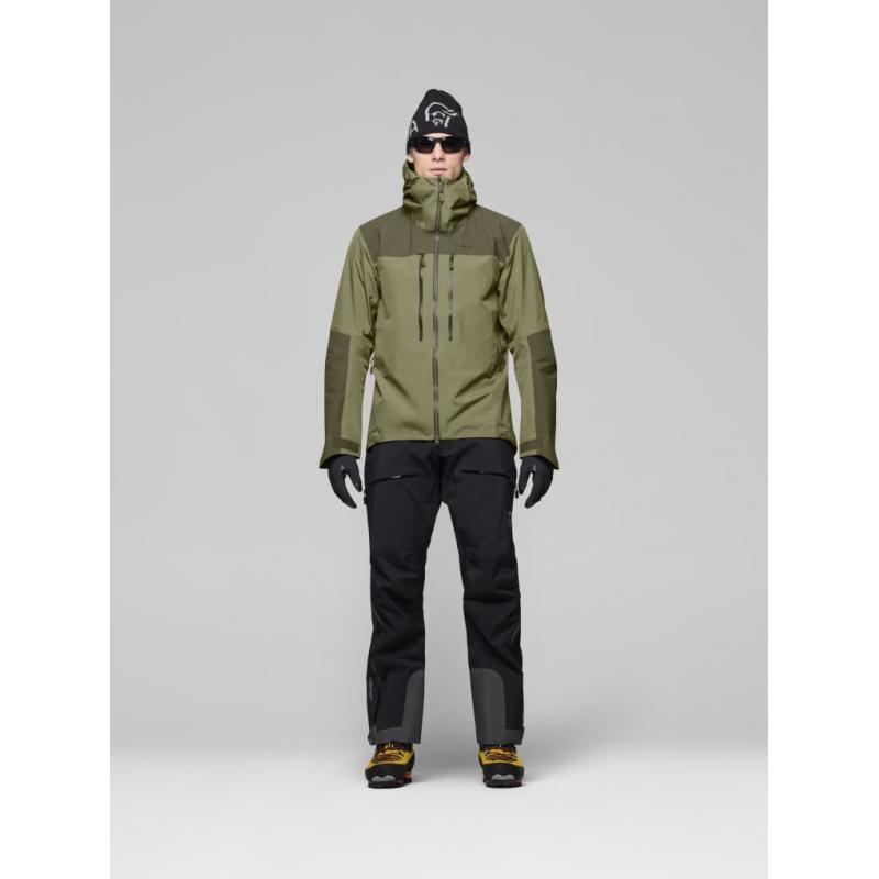 Norrøna trollveggen Gore-Tex Pro light Jacket M's Olive Night/Deep Lichen Green
