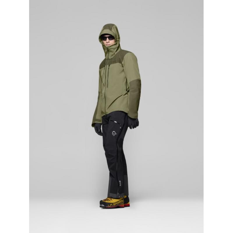 Norrøna trollveggen Gore-Tex Pro light Jacket M's Olive Night/Deep Lichen Green - Bilde 6