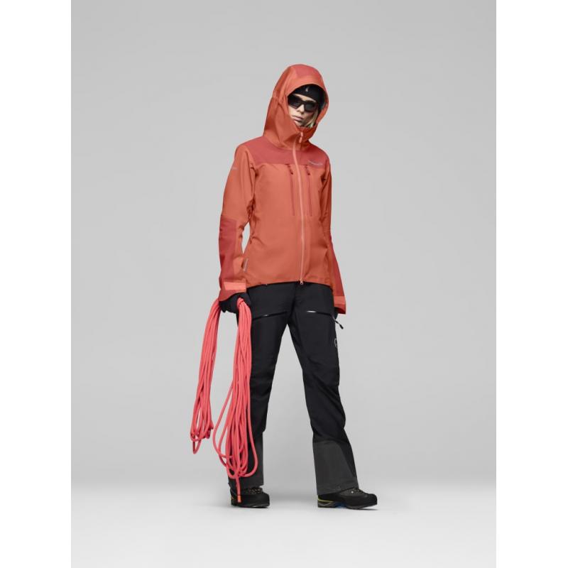 Norrøna trollveggen Gore-Tex Pro light Jacket W's Deep Sea Coral/Baked Apple