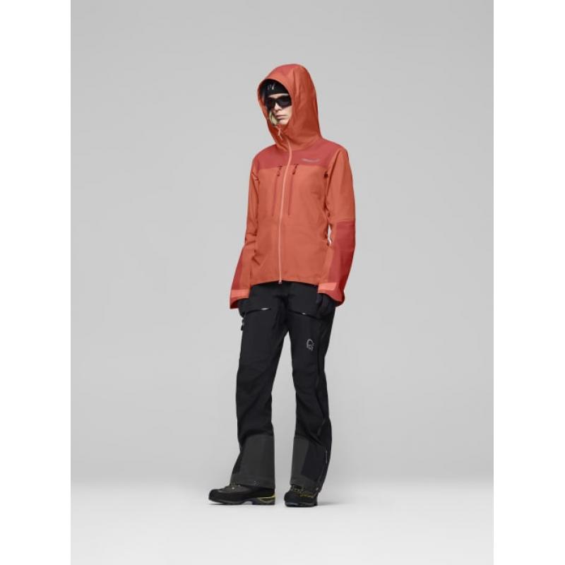 Norrøna trollveggen Gore-Tex Pro light Jacket W's Deep Sea Coral/Baked Apple - Bilde 7