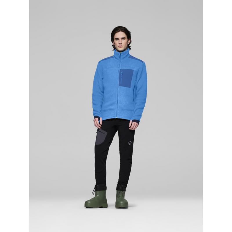 Norrøna trollveggen warm3 Jacket M's Brilliant Blue/Dark Blue