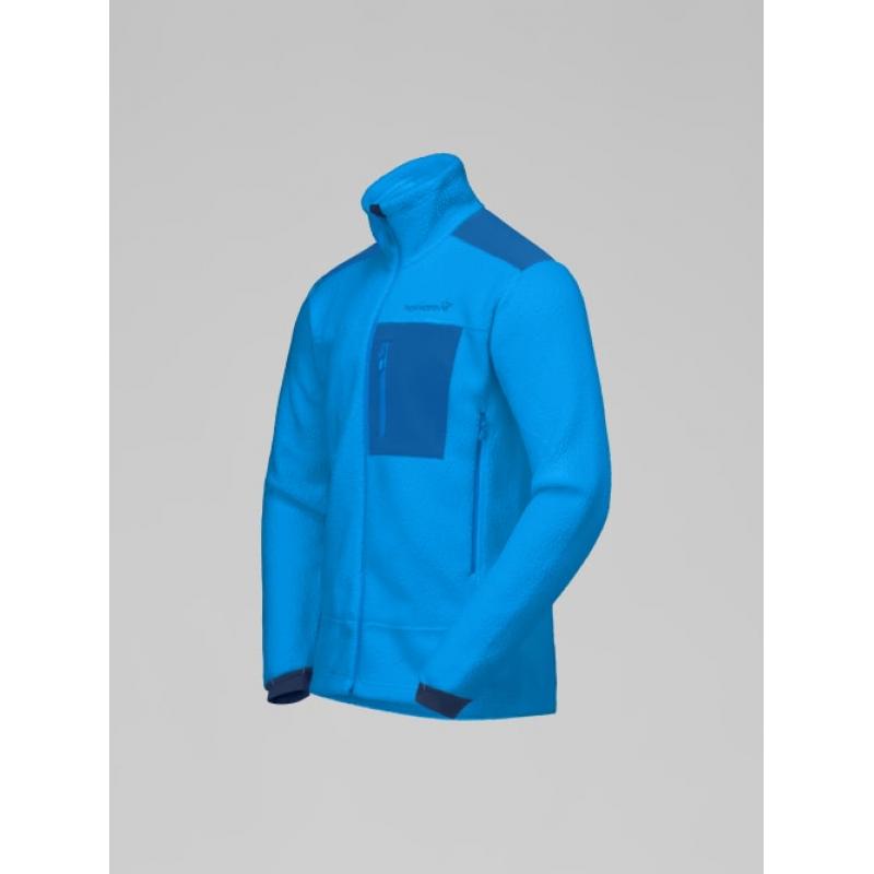 Norrøna trollveggen warm3 Jacket M's Brilliant Blue/Dark Blue - Bilde 3