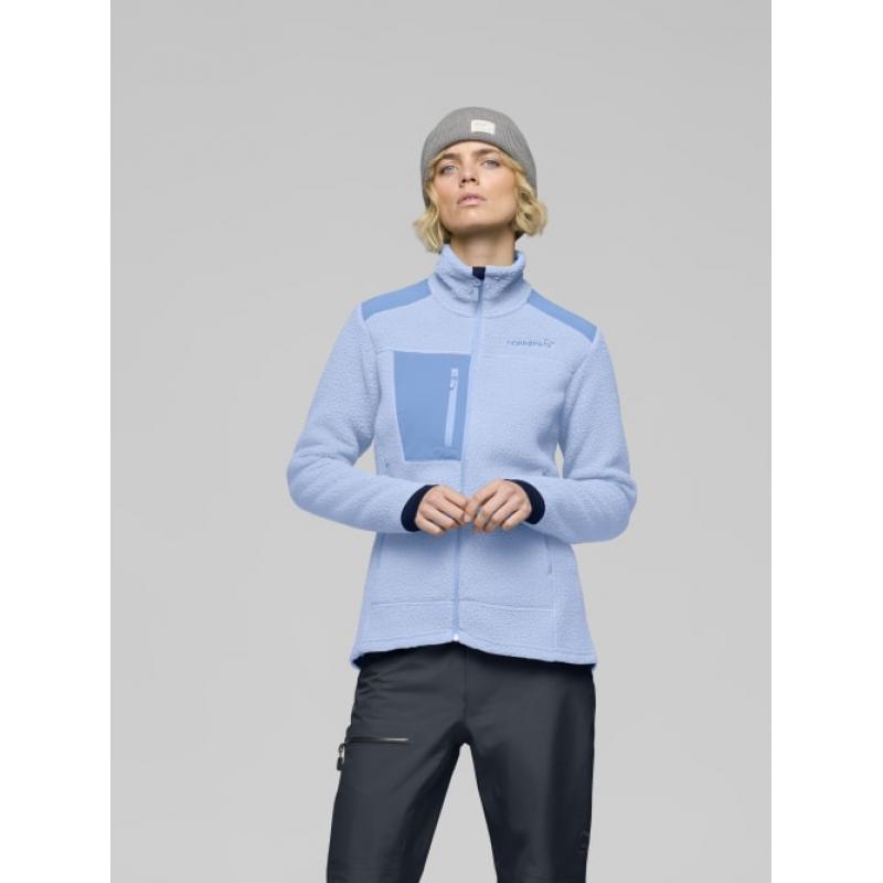 Norrøna trollveggen warm3 Jacket W's Cashmere Blue/Allure - Bilde 5