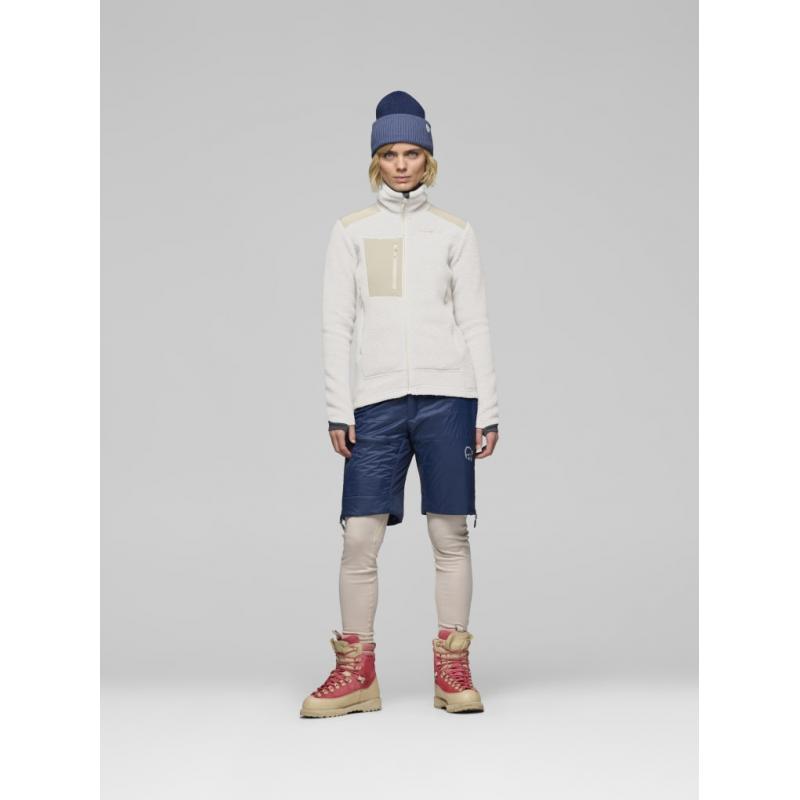 Norrøna trollveggen warm3 Jacket W's Whisper White/Oatmeal