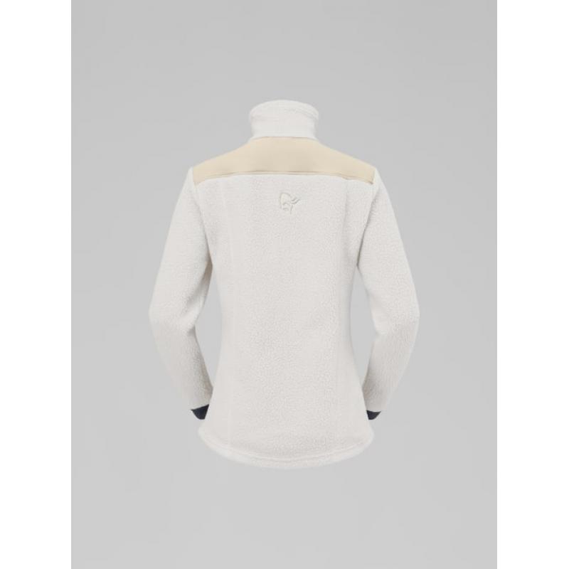 Norrøna trollveggen warm3 Jacket W's Whisper White/Oatmeal - Bilde 2