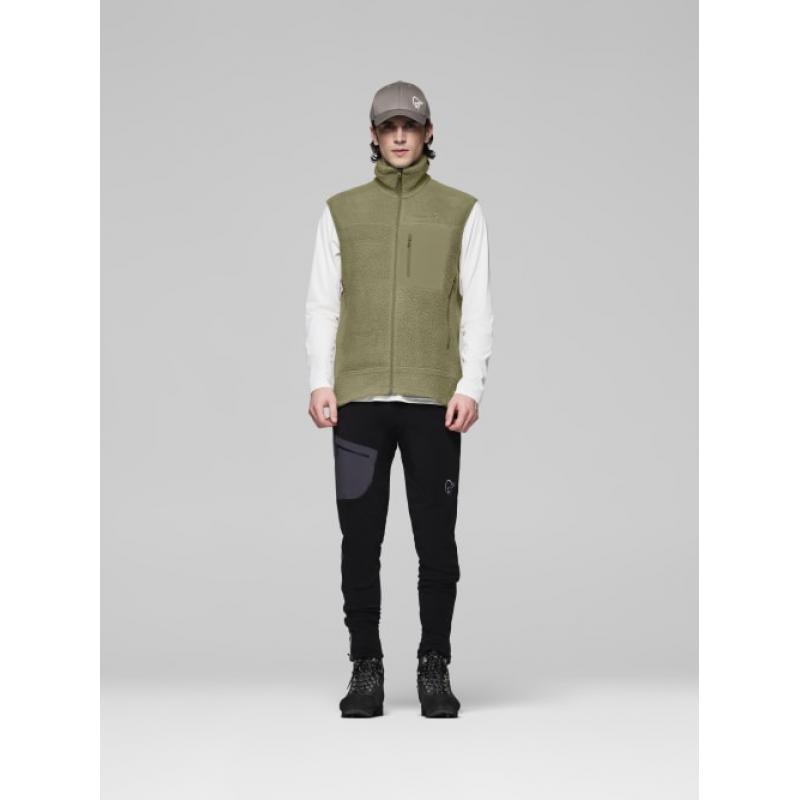 Norrøna trollveggen warm3 Vest M's Deep Lichen Green