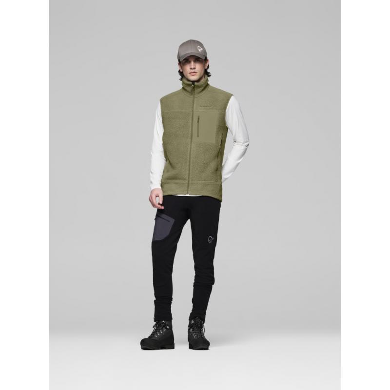 Norrøna trollveggen warm3 Vest M's Deep Lichen Green - Bilde 7