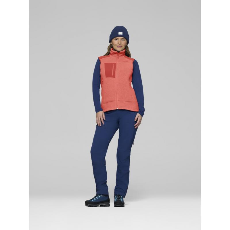 Norrøna trollveggen warm3 Vest W's Deep Sea Coral/Baked Apple