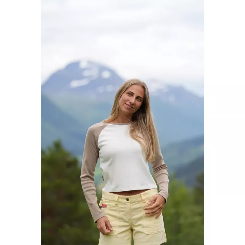 Pre Après Duo Long Sleeve Womens Brown/White - Bilde 2