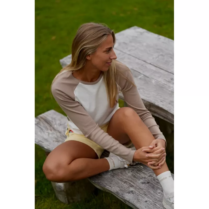 Pre Après Duo Long Sleeve Womens Brown/White - Bilde 5