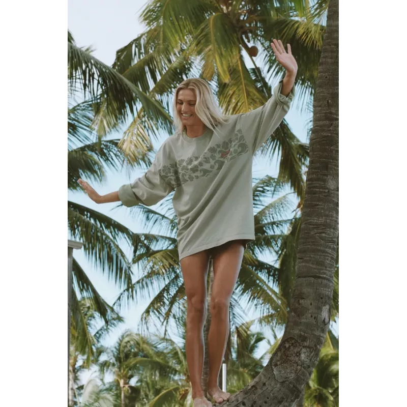 Pre Après Flow Long Sleeve Seagrass - Bilde 2