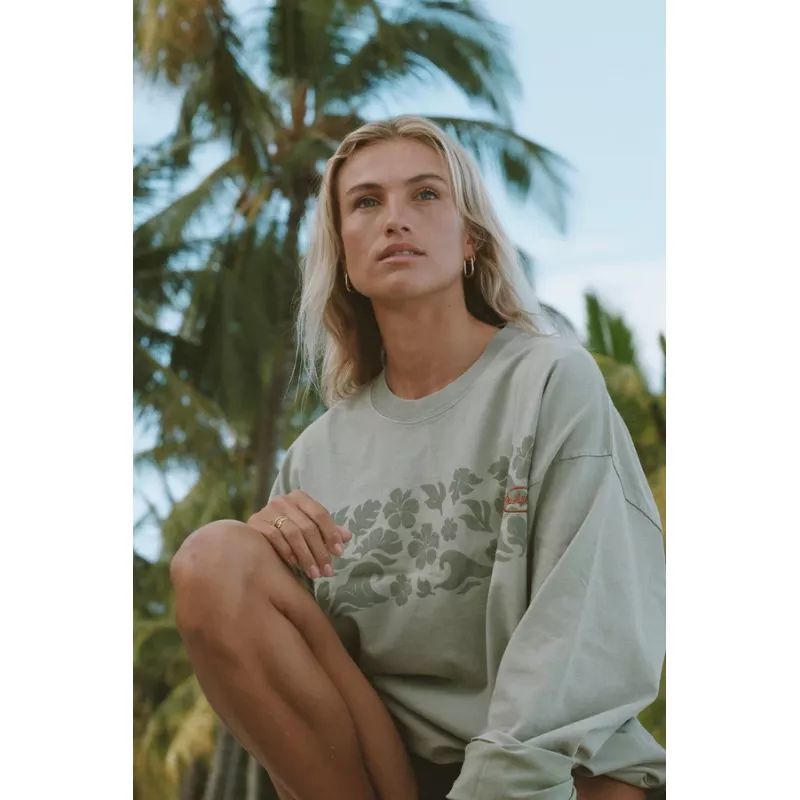 Pre Après Flow Long Sleeve Seagrass - Bilde 3