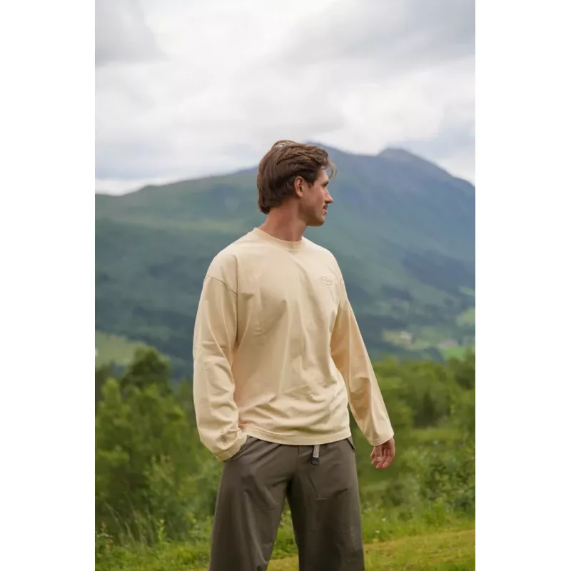Pre Après Logo Long Sleeve Soft Yellow - Bilde 5