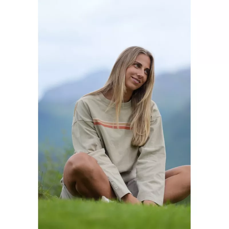 Pre Après Retro Long Sleeve Slate Green