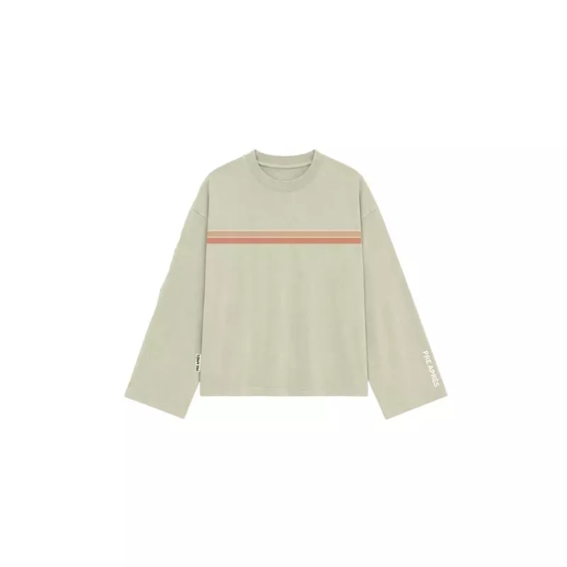 Pre Après Retro Long Sleeve Slate Green - Bilde 6