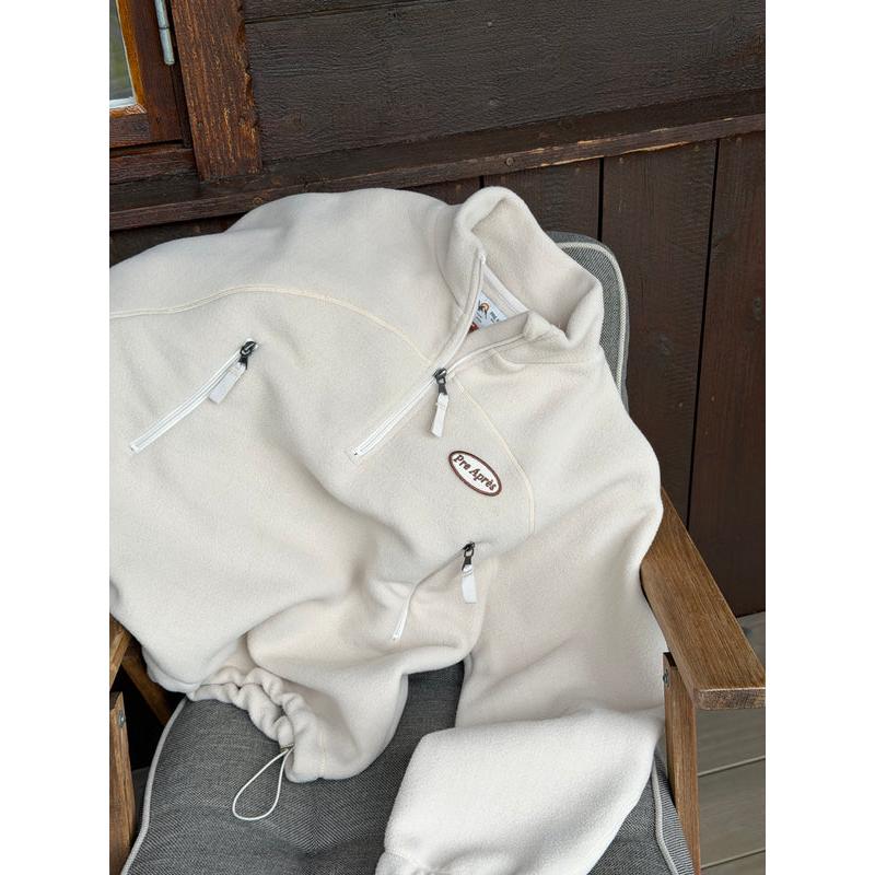 Pre Après Summit Half Zip Sand - Bilde 4