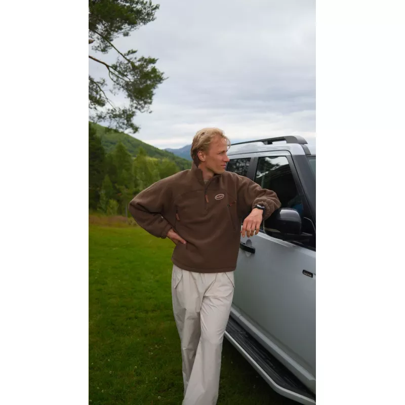 Pre Après Summit Half Zip Soft Brown