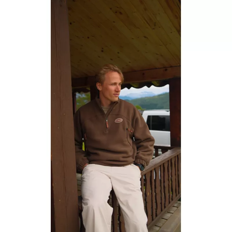Pre Après Summit Half Zip Soft Brown - Bilde 4