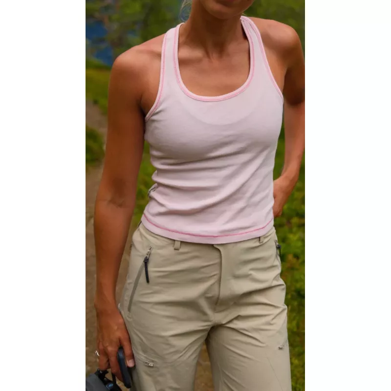 Pre Après Tank Top Womens Soft Pink