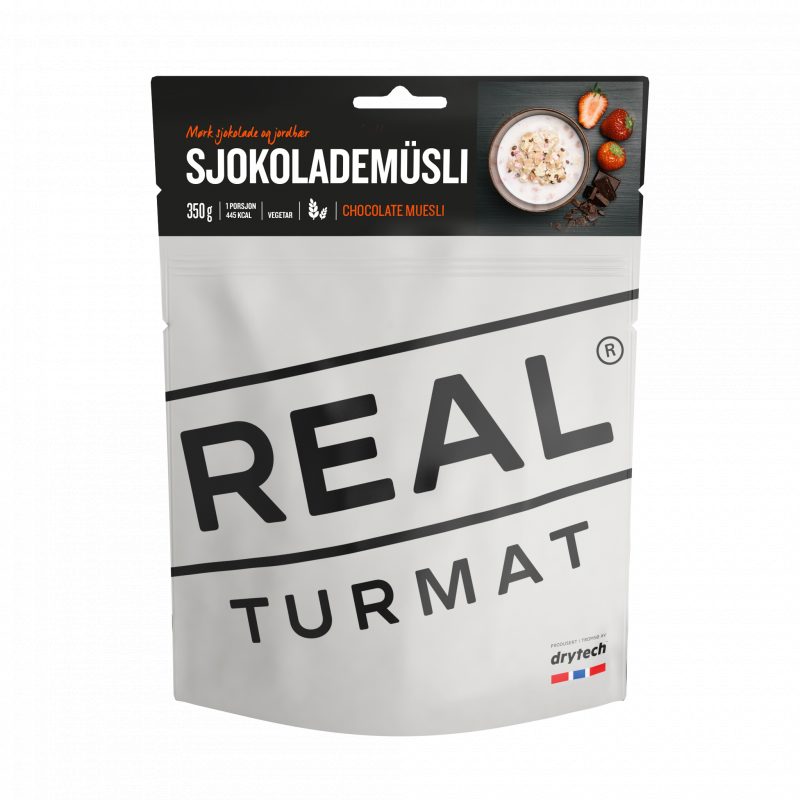 Real Turmat Real Turmat Sjokolade MüSli Grå 5312 Platou Sport Bergen 1