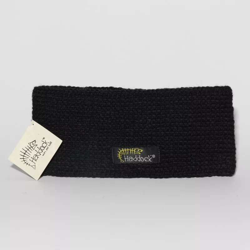 Haddock Headband Black
