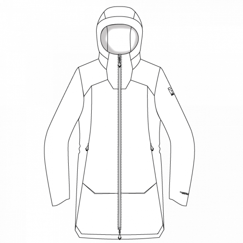 Millet Chamonix Warm Parka Womens Rope MIV10620 Platou Sport Bergen 1