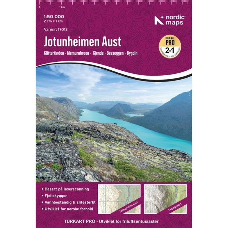 Turkart Pro Jotunheimen Aust 1:50 000
