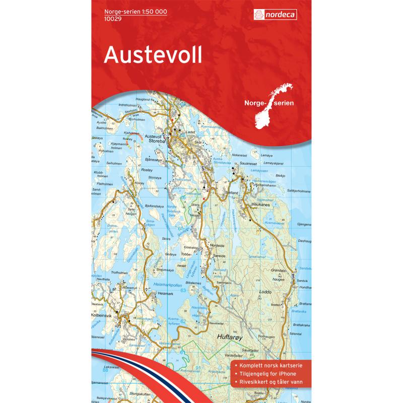 Norge-serien AUSTEVOLL 1:50 000