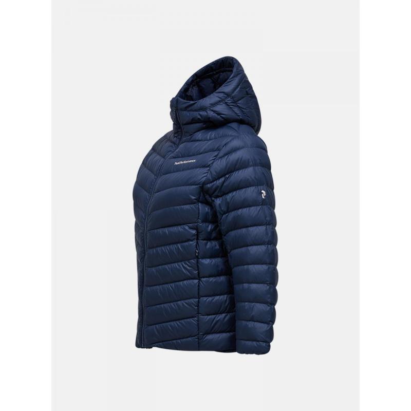 Peak Performance Womens Frost Down Hood Jacket Blue Shadow - Bilde 2