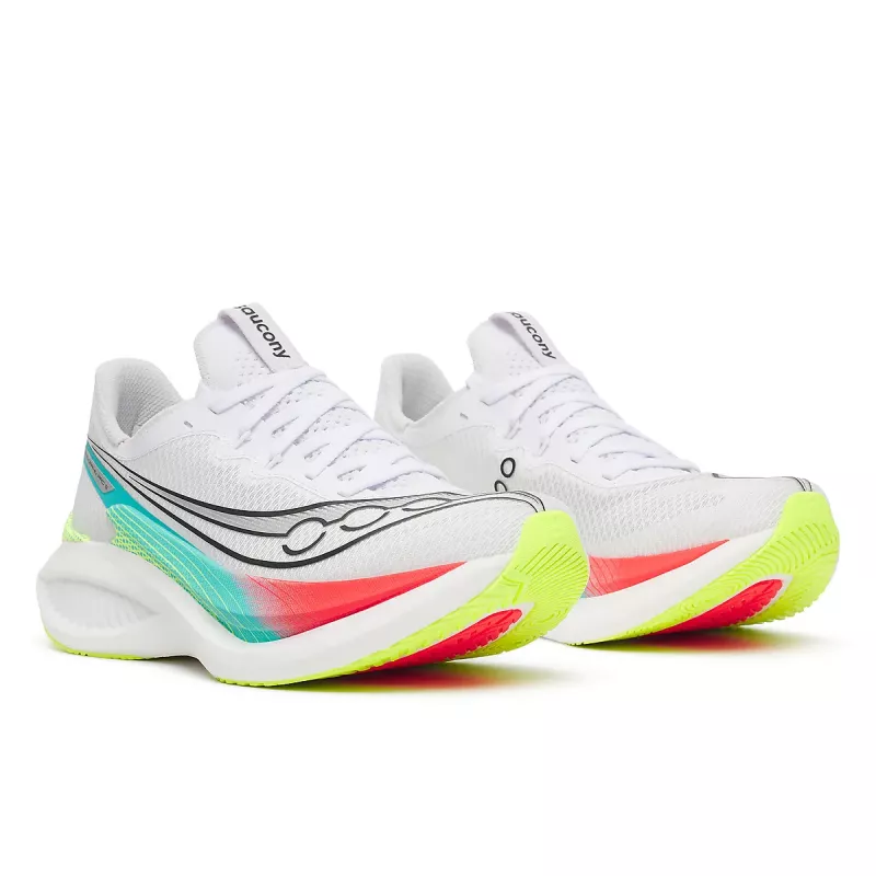 Saucony Endorphin Pro 5 Mens White/Multi Blanc