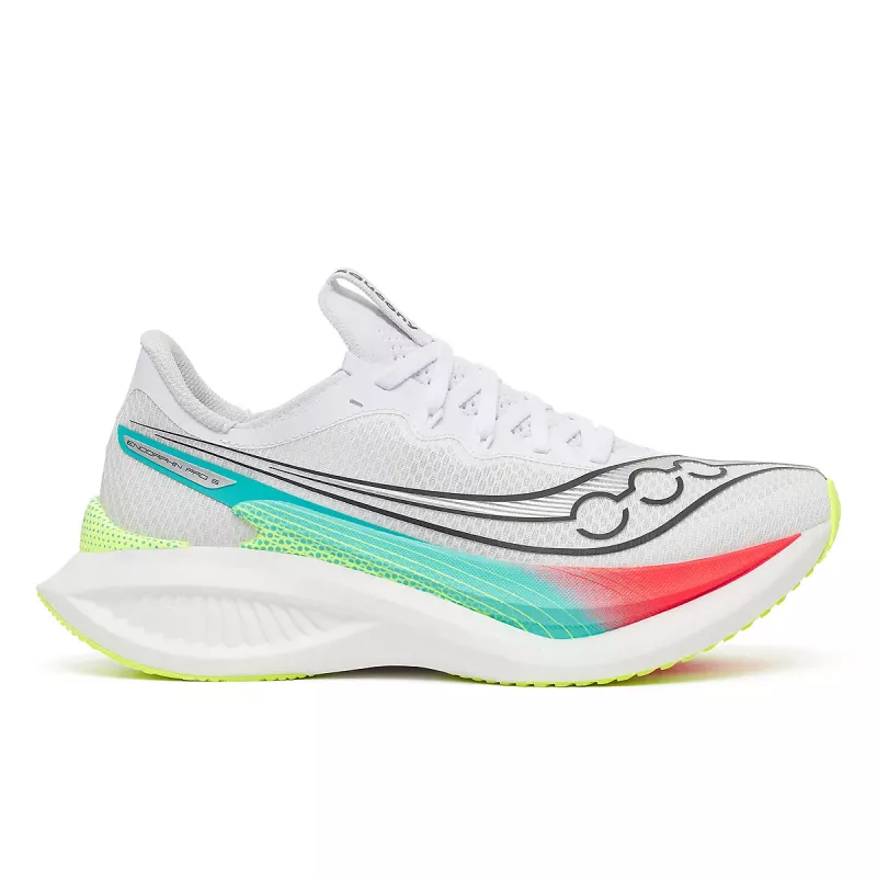 Saucony Endorphin Pro 5 Mens White/Multi Blanc - Bilde 6