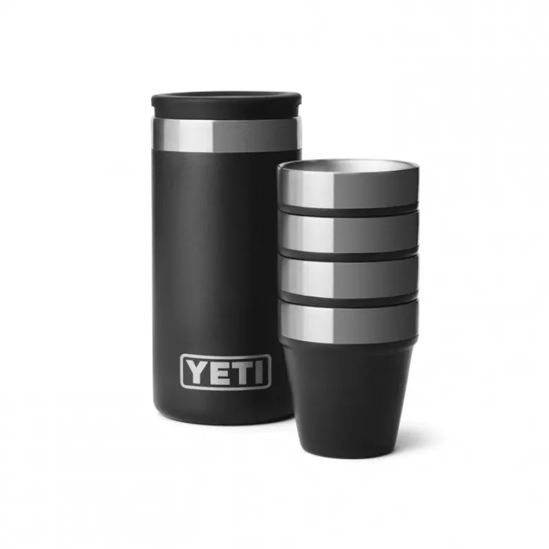 Yeti SHOT GLASSES & CASE 48ml Black
