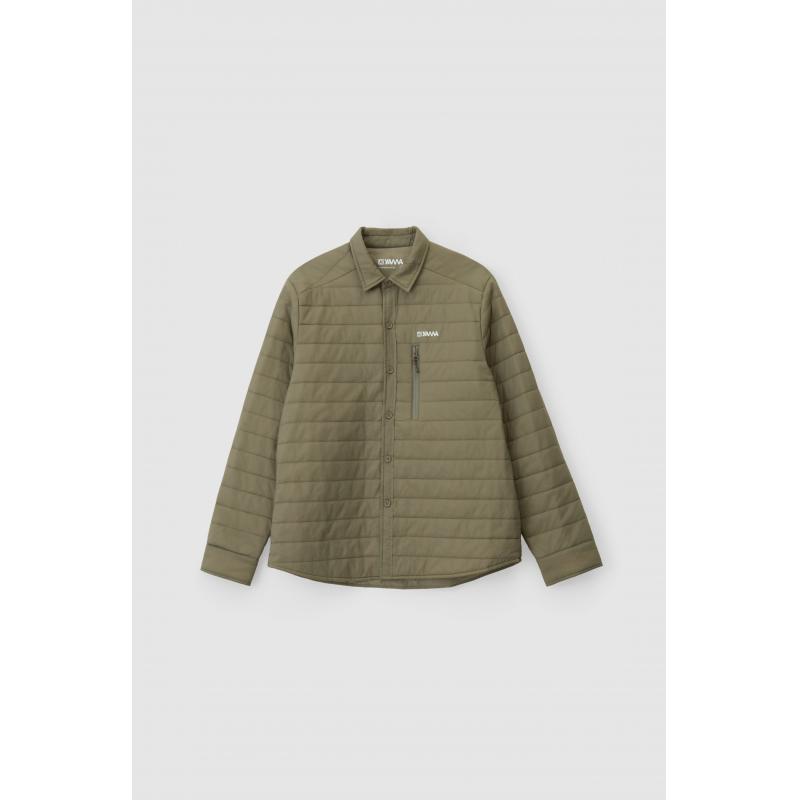 Yama Ember Puffer Shirt Moss Green - Bilde 2