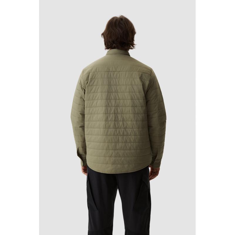 Yama Ember Puffer Shirt Moss Green - Bilde 3