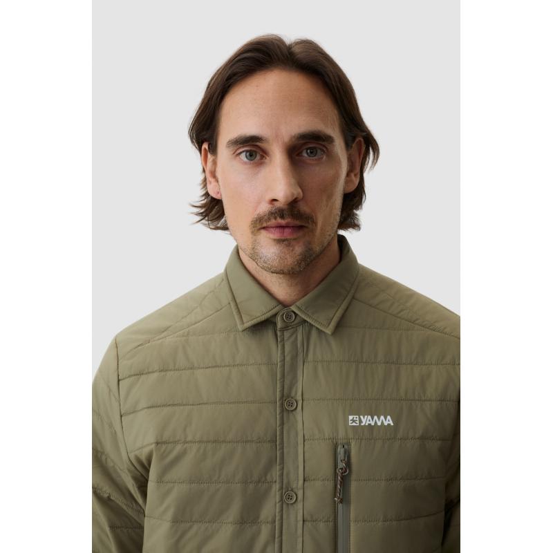 Yama Ember Puffer Shirt Moss Green - Bilde 5