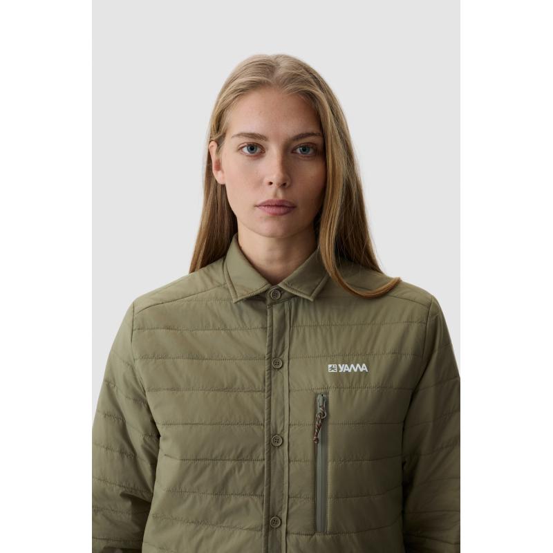 Yama Ember Puffer Shirt Moss Green - Bilde 7