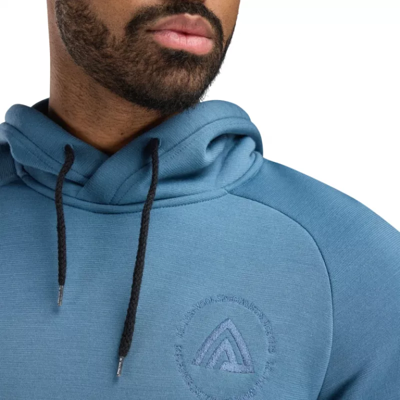 Aclima Fleecewool Hoodie Mens Blue Fusion - Bilde 8