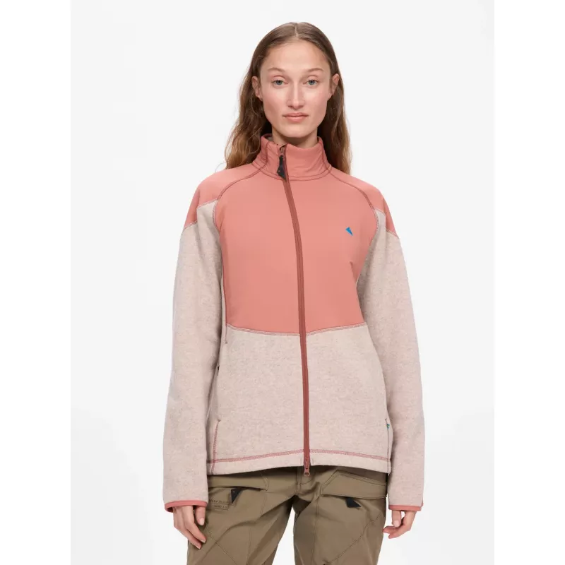 Klättermusen Balderus Jacket W's Cherry Wood-Mahogany Rose