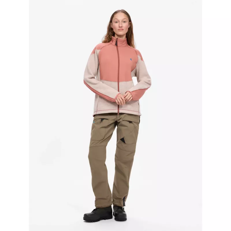 Klättermusen Balderus Jacket W's Cherry Wood-Mahogany Rose - Bilde 9